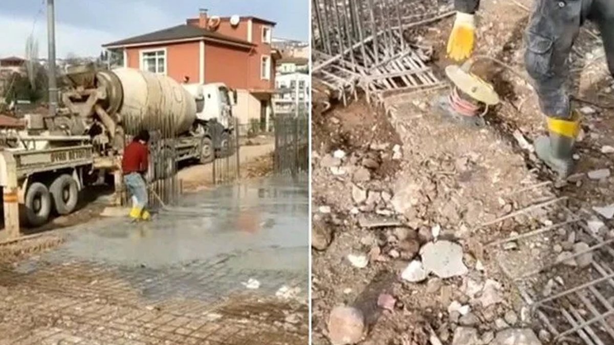 Temel kirişlere beton yerine toprak! 'Yıkılması için depreme gerek yok'