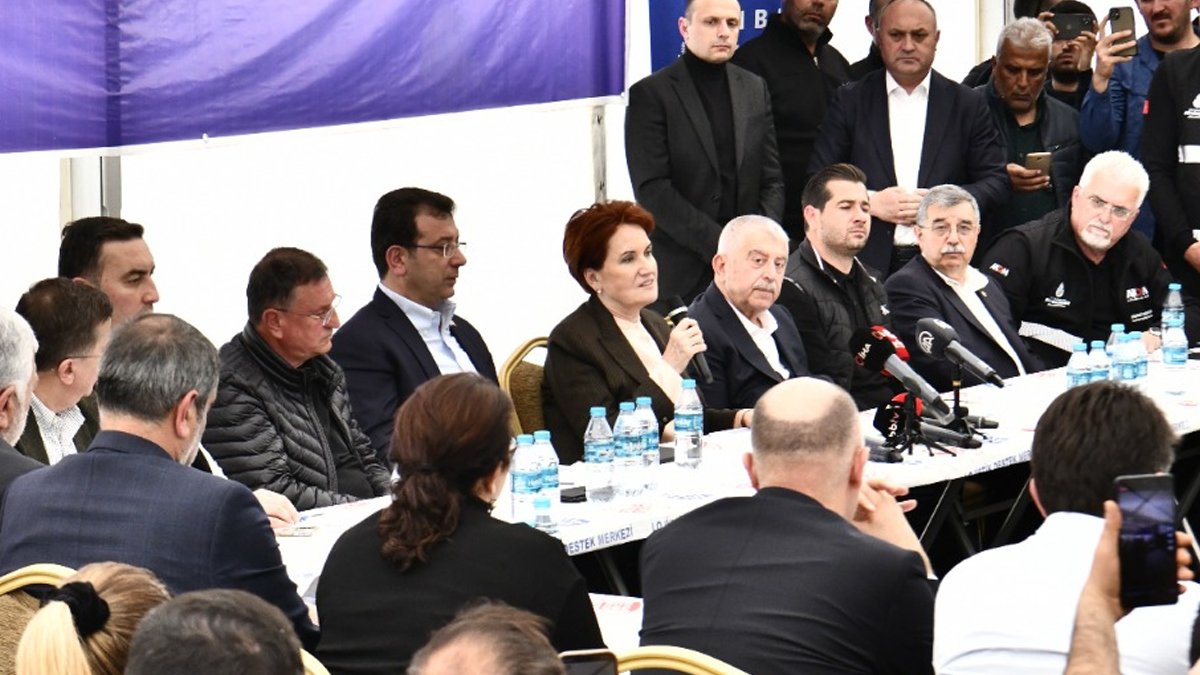 Akşener deprem bölgesi Hatay'da