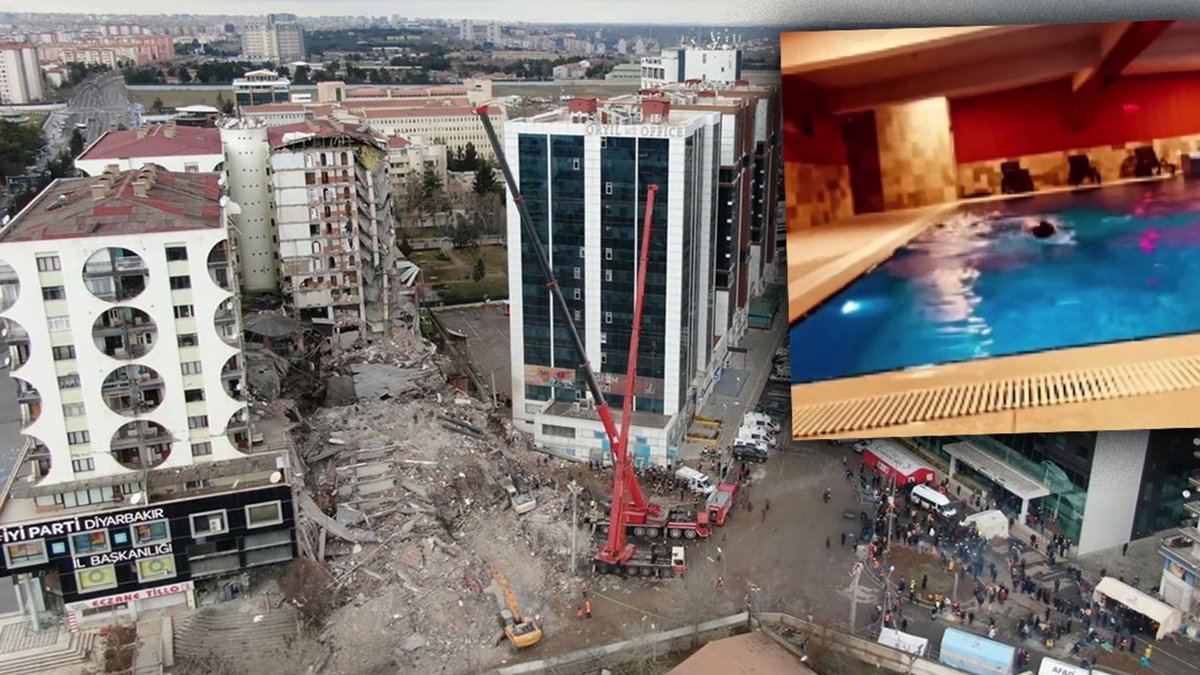 Galeria Sitesi'ndeki havuzun görüntüleri ortaya çıktı: Bir tane bile kolon yok!