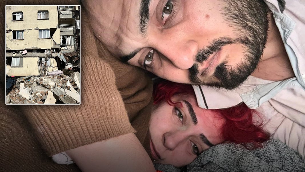 Enkaz altında dokuz saat kamerada: Yaşadıkları ev alt kata indi