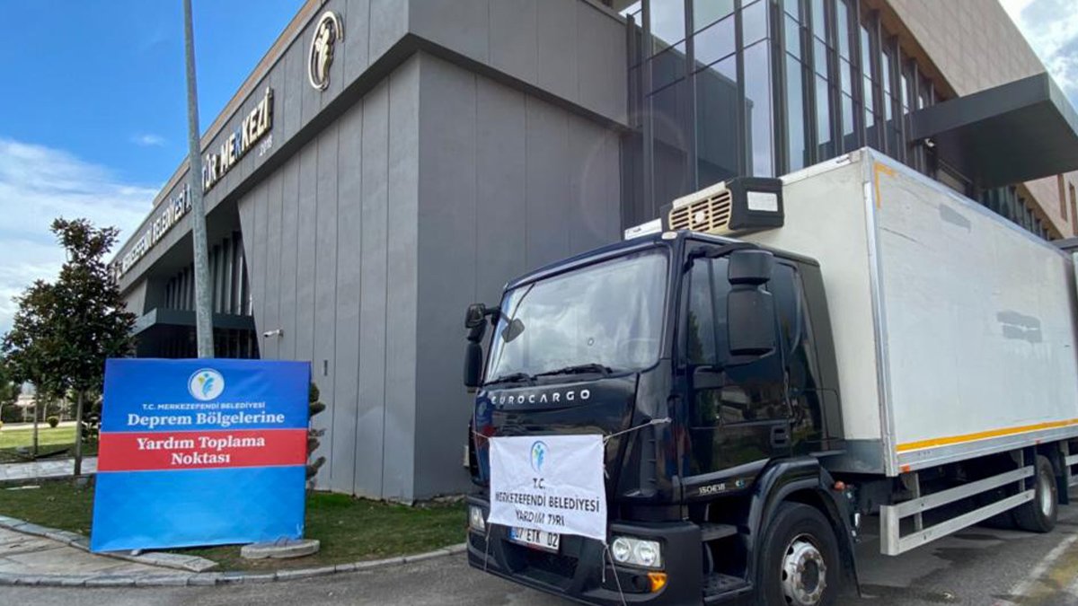 Merkezefendi Belediyesi tüm imkanlarıyla afetzedelerin yanında