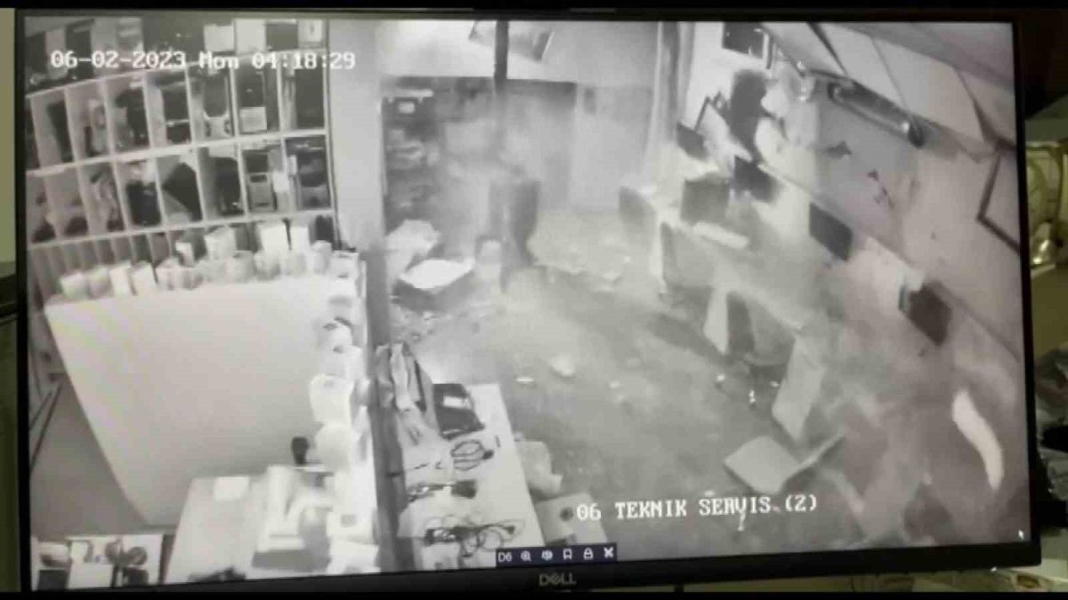 Şiddetli sarsıntı, panik ve yıkım... 6 Şubat felaketinden yeni görüntüler