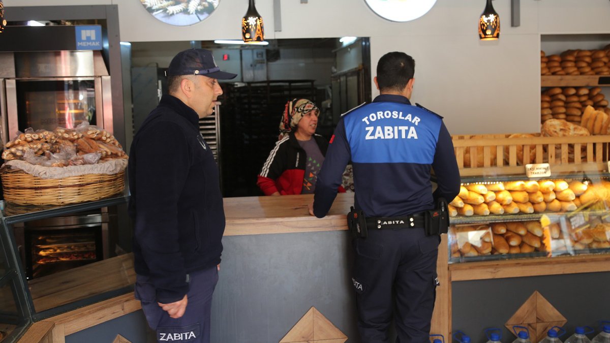 Toroslar'da  fırınlara Ramazan denetimi