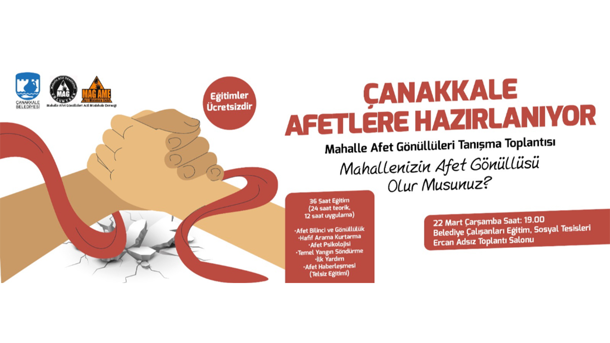 Mahallenizin afet gönüllüsü olur musunuz?