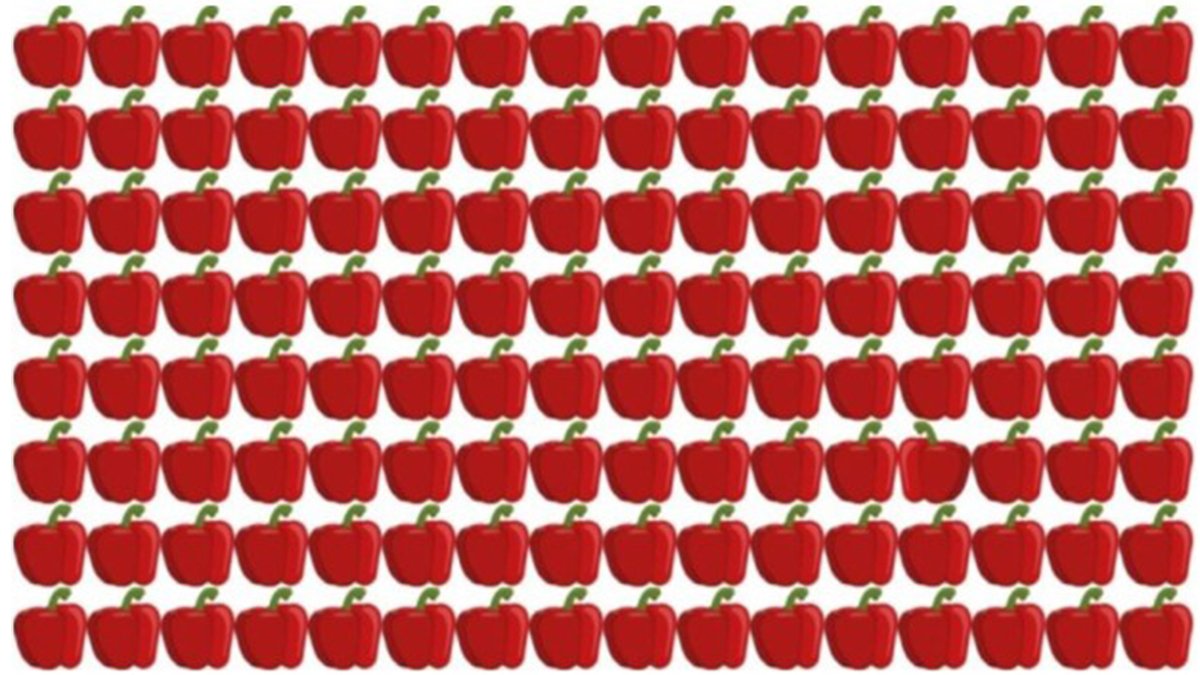 9 saniyeden daha kısa sürede farklı biberi bulabilirseniz IQ'nuz zirveye ulaşmış demektir! Şimdi zekanı test et