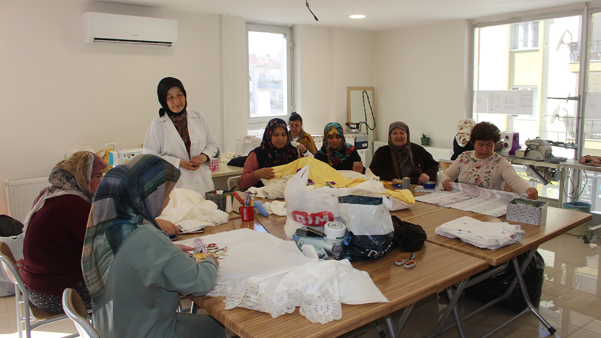 Korkutelili kadınlardan ATASEM kurslarına yoğun ilgi