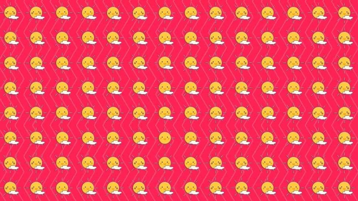 Sadece üst düzey IQ'ya sahip olanlar resimdeki farklı emojiyi bulabiliyor! 5 saniyede bulabilir misin?