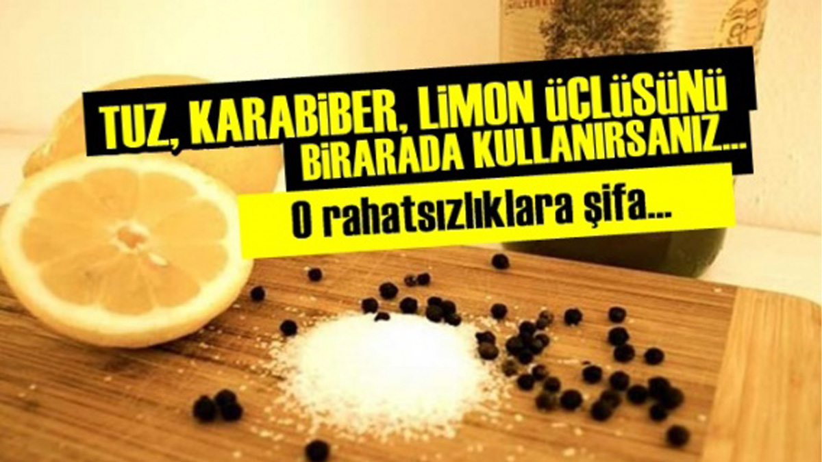 Limonun içine karabiber ve tuz koyun mucizeye tanık olun! Sonuçlarına inanamayacaksınız! Öğrenenler hemen denemeye koşuyor