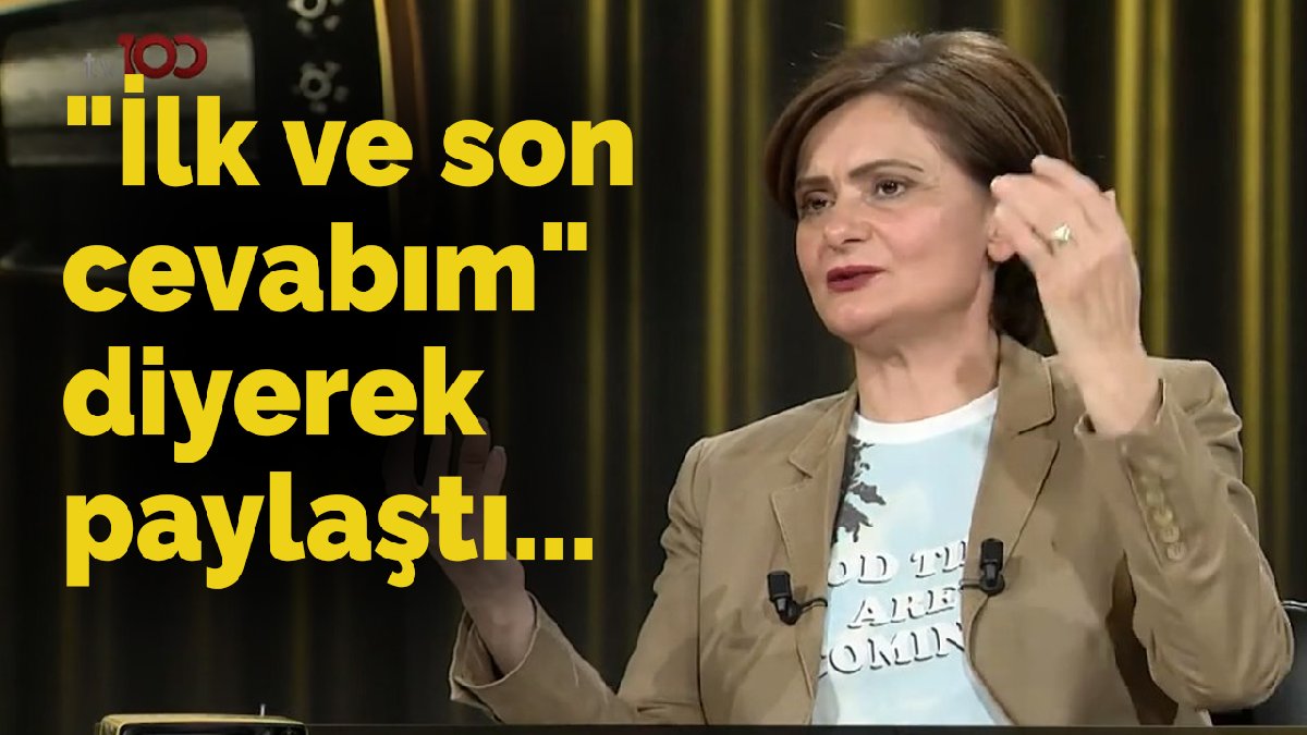 Canan Kaftancıoğlu'ndan "Örgüt çalışmadı" diyen Muharrem İnce'ye cevap!: "Mazeret!"