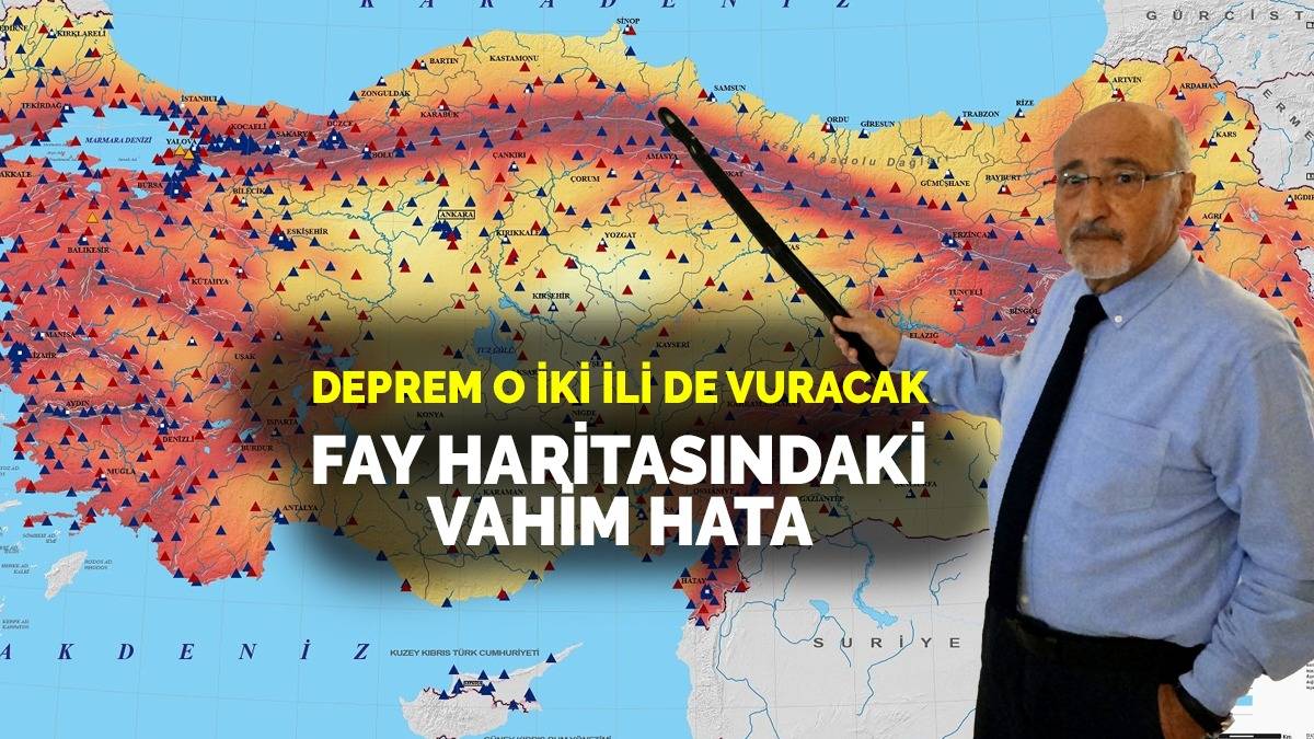 Fay haritasındaki vahim hata! İki ilimizde her an deprem olabilir... Prof. Dr. Bektaş büyük tehlikeyi açıkladı