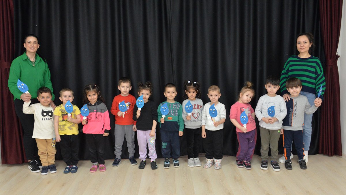 Minikler, yaptıkları etkinliklerle suyun önemini öğrendiler