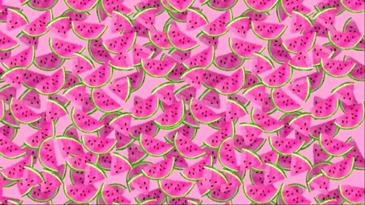 İnsanların %85'i karpuzların arasındaki gizli eteği bulamadı! 15 saniyede bulanların IQ'su 150 çıkıyor