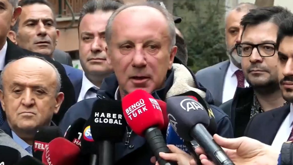 Muharrem İnce: Tek adaylık dayatmasına da karşı çıkacağız