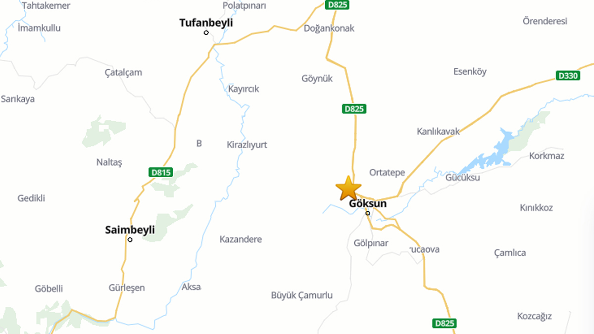 Kahramanmaraş'ta 5.3 büyüklüğünde deprem