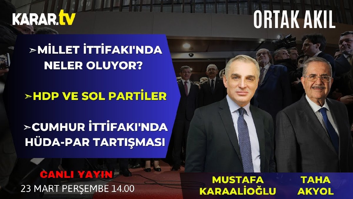 Ortak Akıl programında gündem değerlendirildi