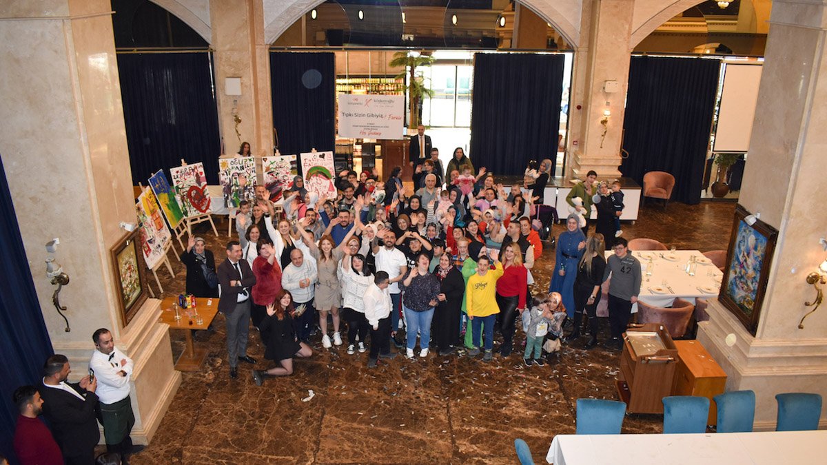 Yerli tatlı markası, down sendromlu bireyler için düzenlenen etkinliğe ortak oldu