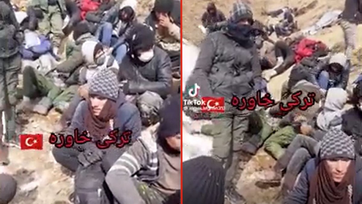 Kaçak giriş yaparken video yayınlandılar: Türkiye'ye Afgan akını