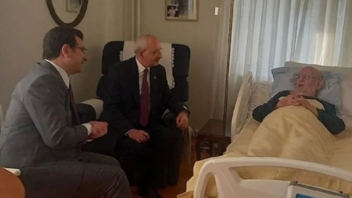 Kılıçdaroğlu’ndan Cindoruk’a geçmiş olsun ziyareti