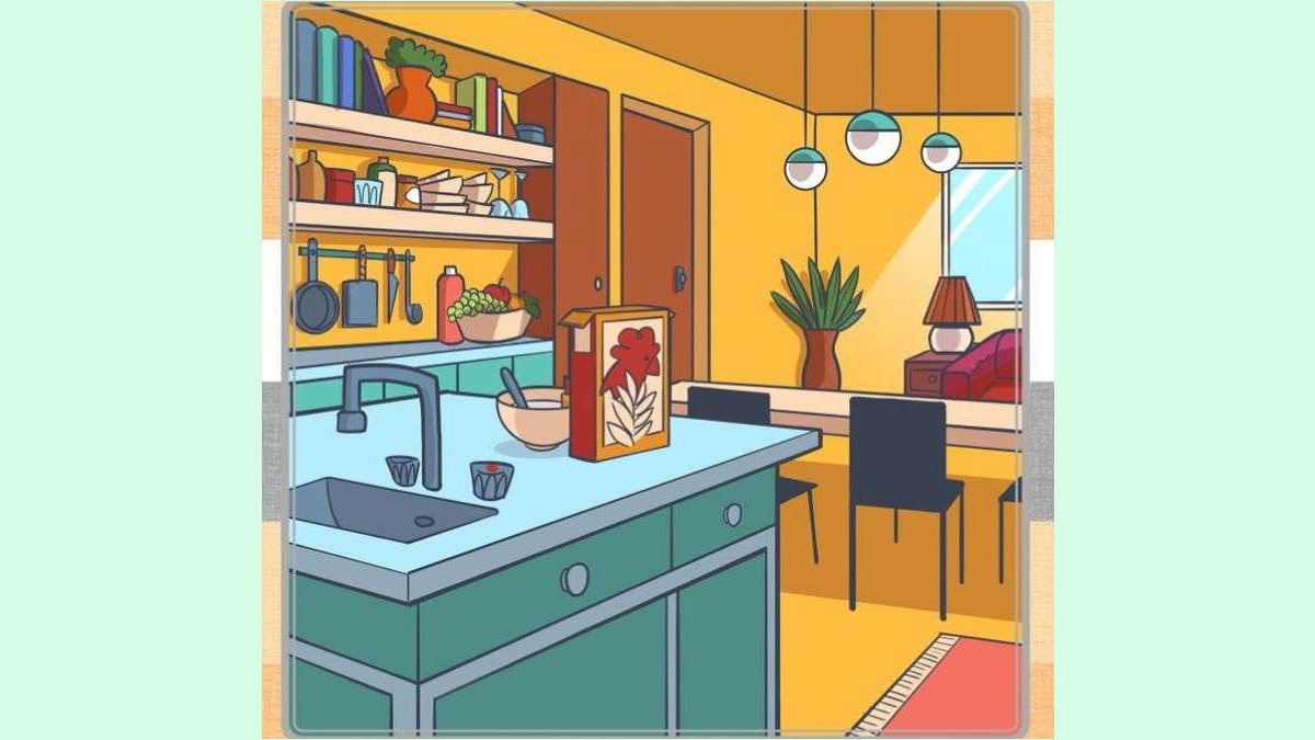 Mutfağın içine gizlenmiş ruju 11 saniyede bulanların IQ seviyesi en az 130 çıkıyor! Yapabilir misin?