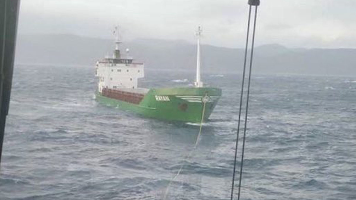 Çanakkale Boğazı'nda gemi arızası