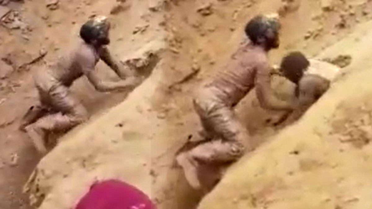 Sosyal medya bu görüntüyü konuşuyor: Elleriyle kazıya kazıya 9 arkadaşını kurtardı