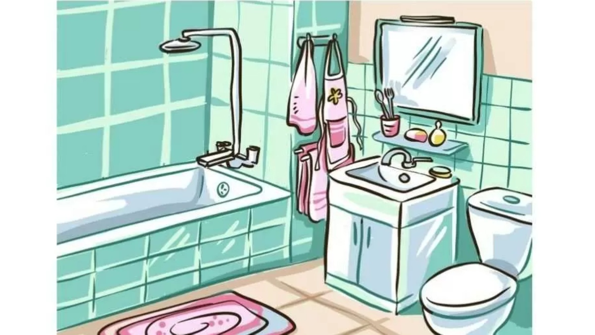 Bu banyo resmindeki mantık hatasını 15 saniyede bulabilir misin? Yalnızca yüksek IQ'ya sahip olanlar bulabiliyor!