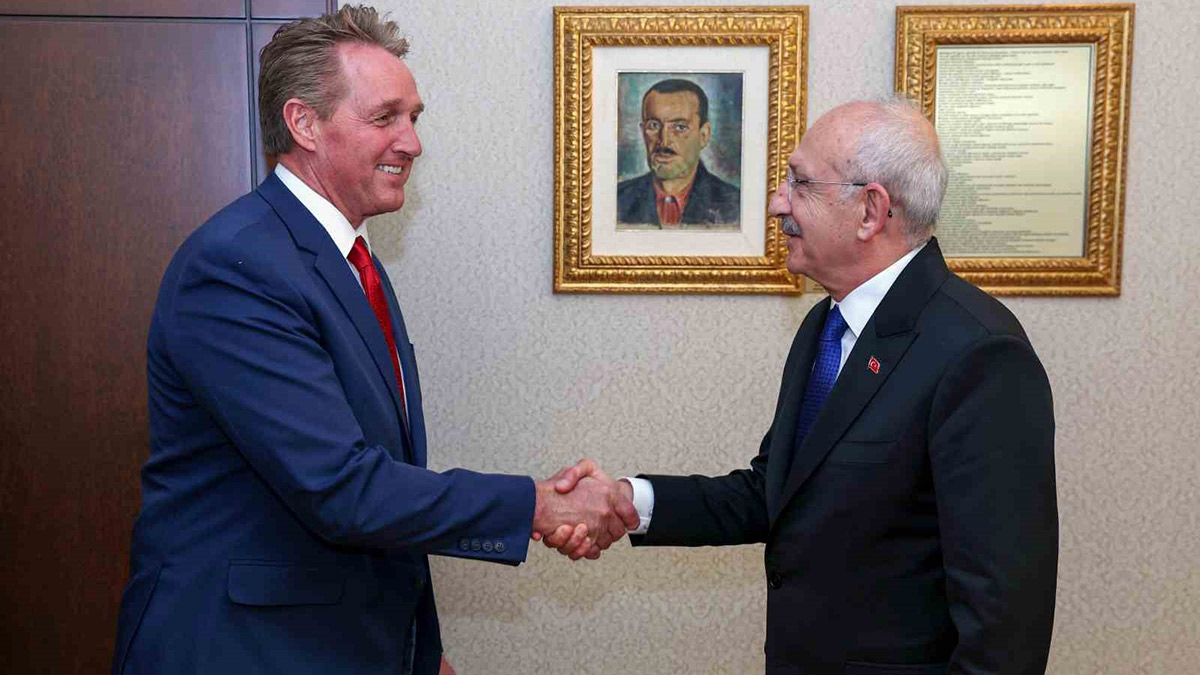 Kılıçdaroğlu, ABD Büyükelçisi Flake ile görüştü