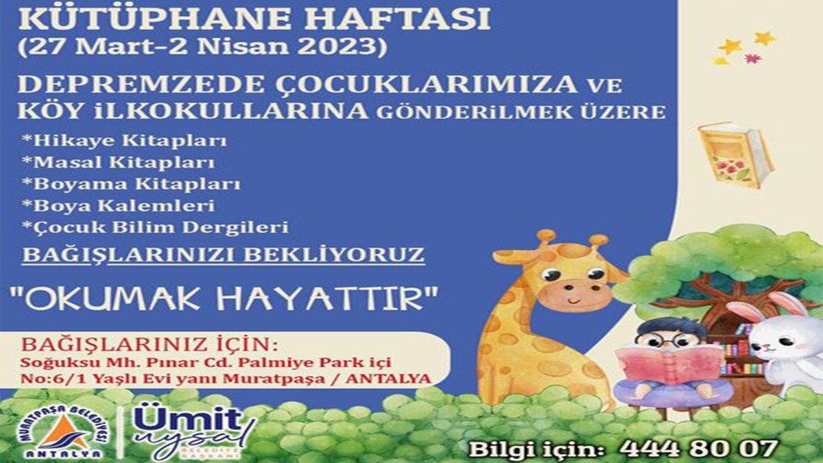 Muratpaşa’dan anlamlı kampanya