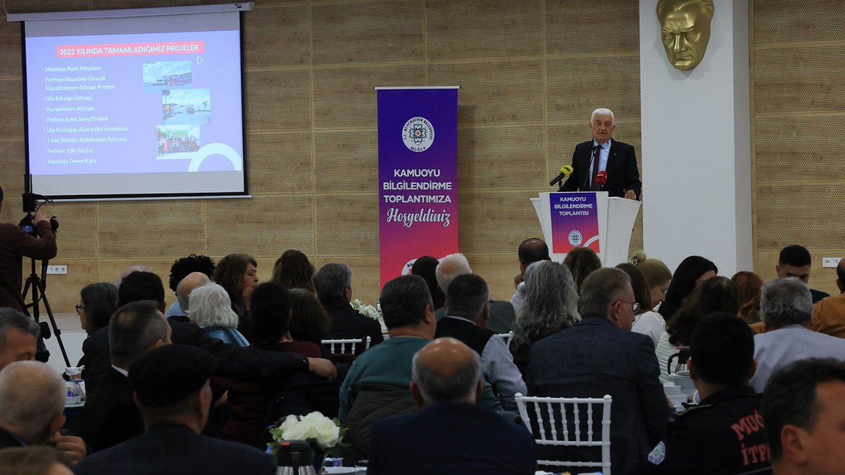Başkan Gürün, Kamuoyu Bilgilendirme Toplantısı ile hizmetleri değerlendirdi