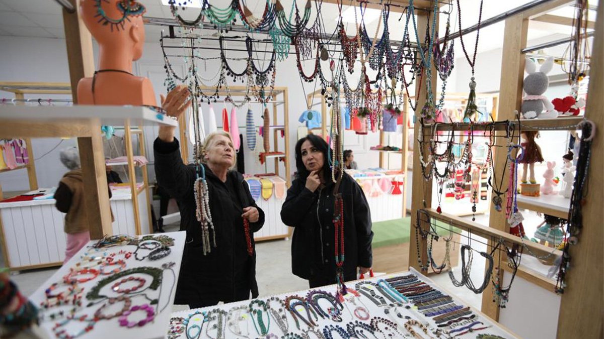 ‘Kadının Emek Dünyası’ stantları yenilendi