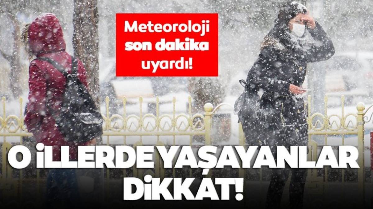 Meteoroloji'den o illere korkutan uyarı! Kar yağışı o güne kadar sürecek: Yollar buz pistine dönecek!