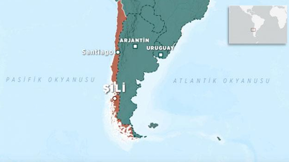 Şili, 6,4 büyüklüğündeki depremle sallandı