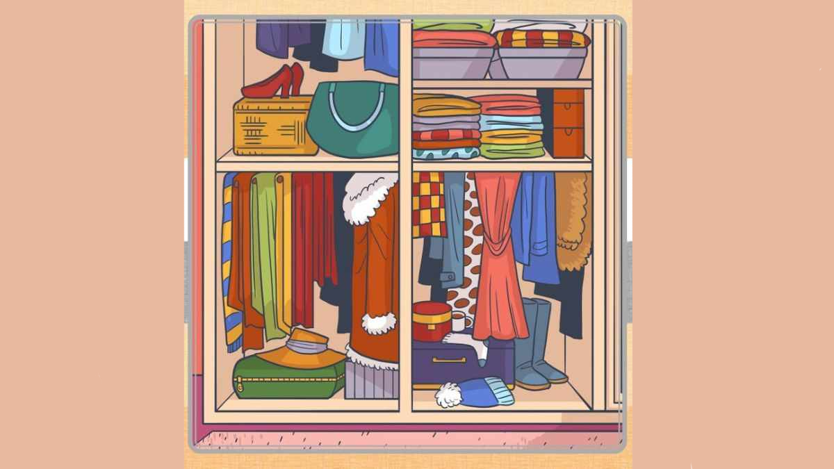 Dolabın içindeki gizli kahve fincanını kimse bulamıyor! Sadece üstün zekalı olanlar 15 saniyede bulabilyor!