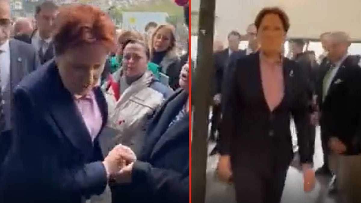 Akşener'in saldırıya uğrayan parti binasına giriş görüntüleri ortaya çıktı: Ne korkacağız, ateş olsa cürmü kadar yer yakarlar
