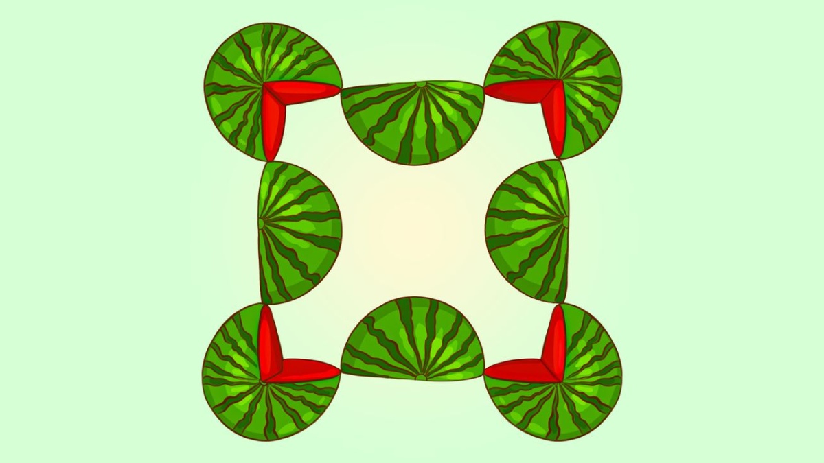 Resimde kaç karpuz var? Sadece IQ'su yüksek insanlar 11 saniyede doğru cevabı bulabiliyor!