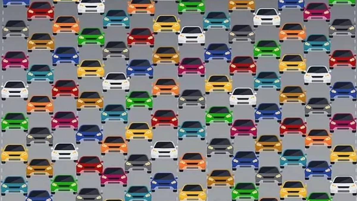 Baktıkça baş döndüren illüzyon testi! Hangi arabanın yan aynası eksik? Bulmak için 7 saniyeniz var!