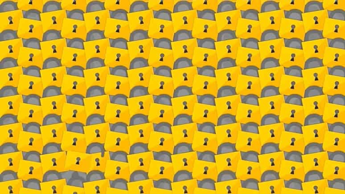 Resimdeki açık kilidi bulabilir misin? Sadece en keskin gözler 6 saniyede gizli kilidi bulabiliyor!