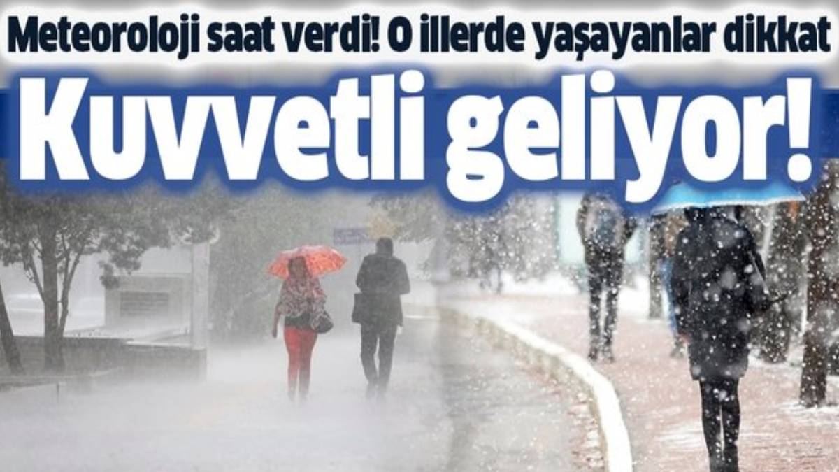 Büyükşehirler başı çekti! Kar ve yağmur peş peşe geliyor: Meteoroloji'den korkutan uyarı!