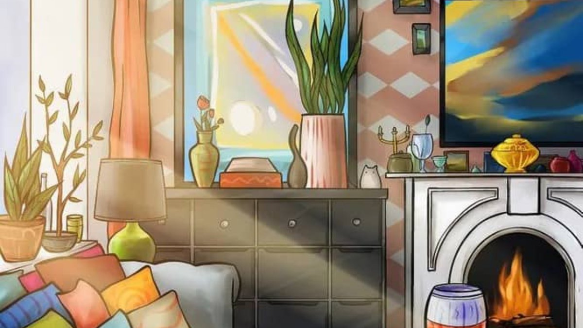 Sadece en zeki kişiler oturma odasındaki gizli şişeyi 5 saniyede bulabiliyor! Şimdi zekanı test et