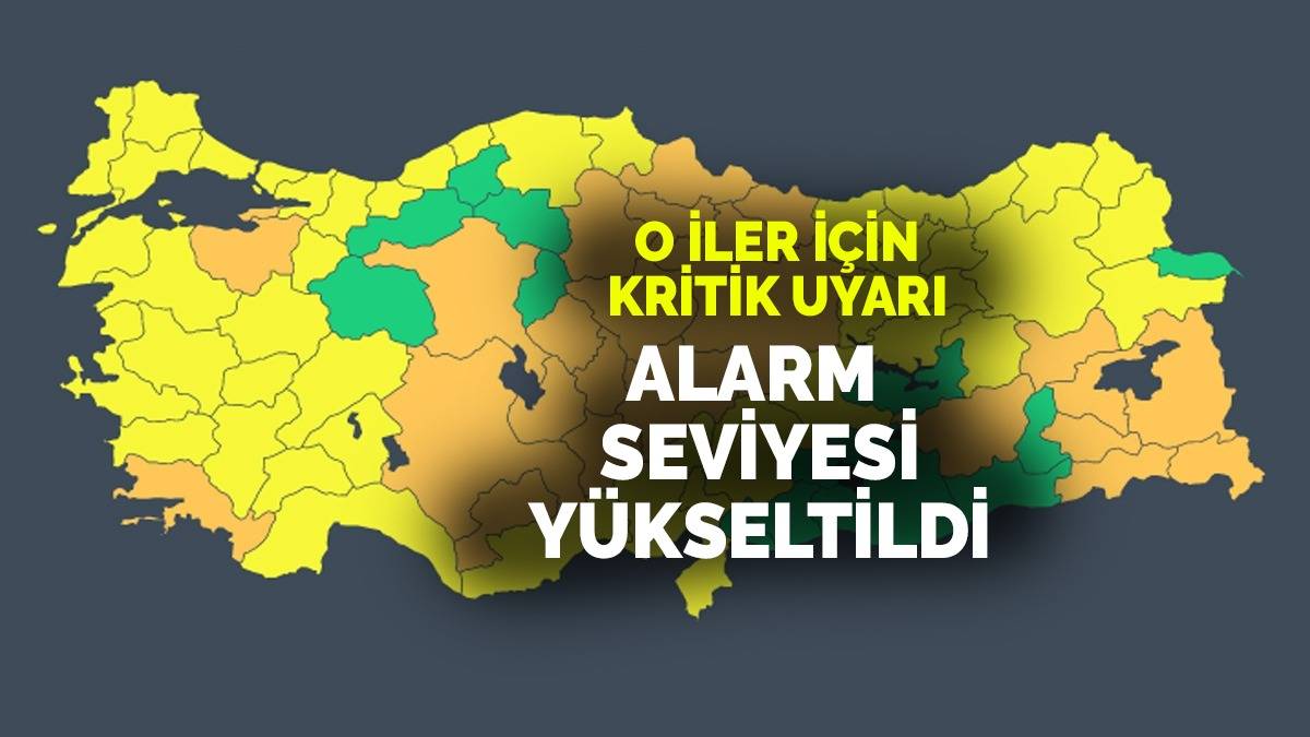 41 il için korkutan uyarı! Alarm seviyesi bazı illerde sarıya bazılarında turuncuya çıkarıldı: Herkes tedbir alsın