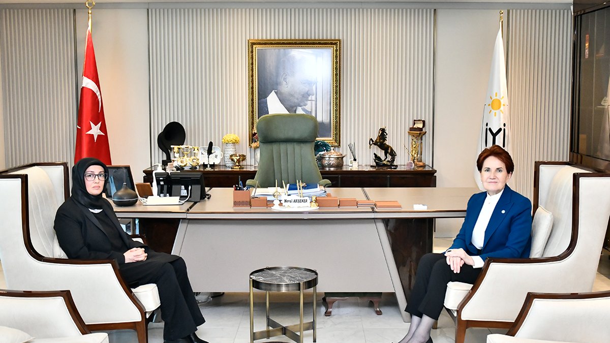 Akşener, Sinan Ateş’in eşi Ayşe Ateş’le görüştü: Kanını asla yerde bırakmayacağız