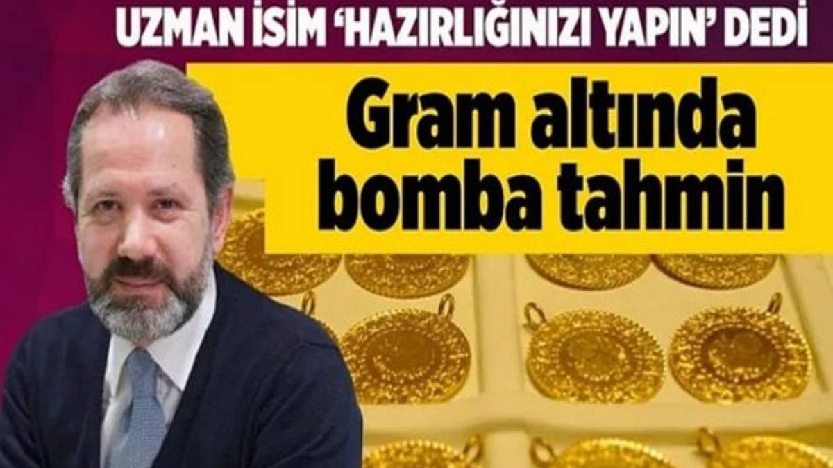 Yastık altında altın biriktirenler bayram edecek! O tarihte tak diye 1550 TL olacak: İslam Memiş açık konuştu