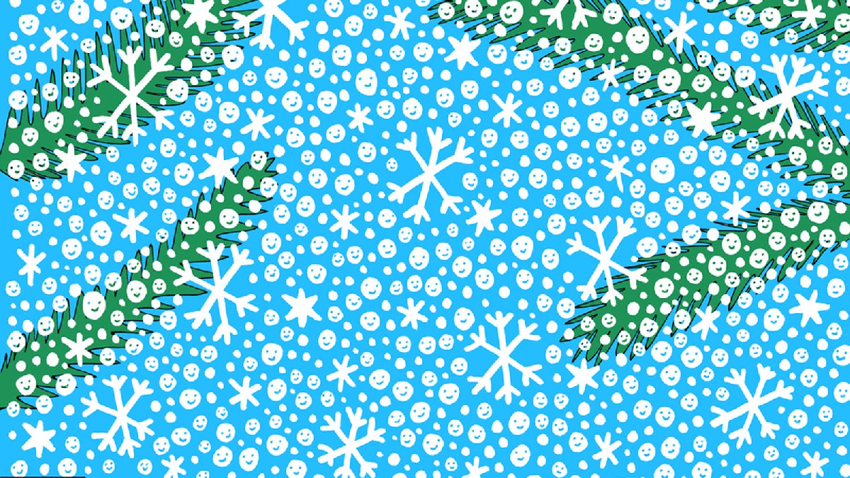 Bu resimdeki kardan adamı sadece IQ'su 137 ve üstü olanlar bulabiliyor... Süre 11 saniye!