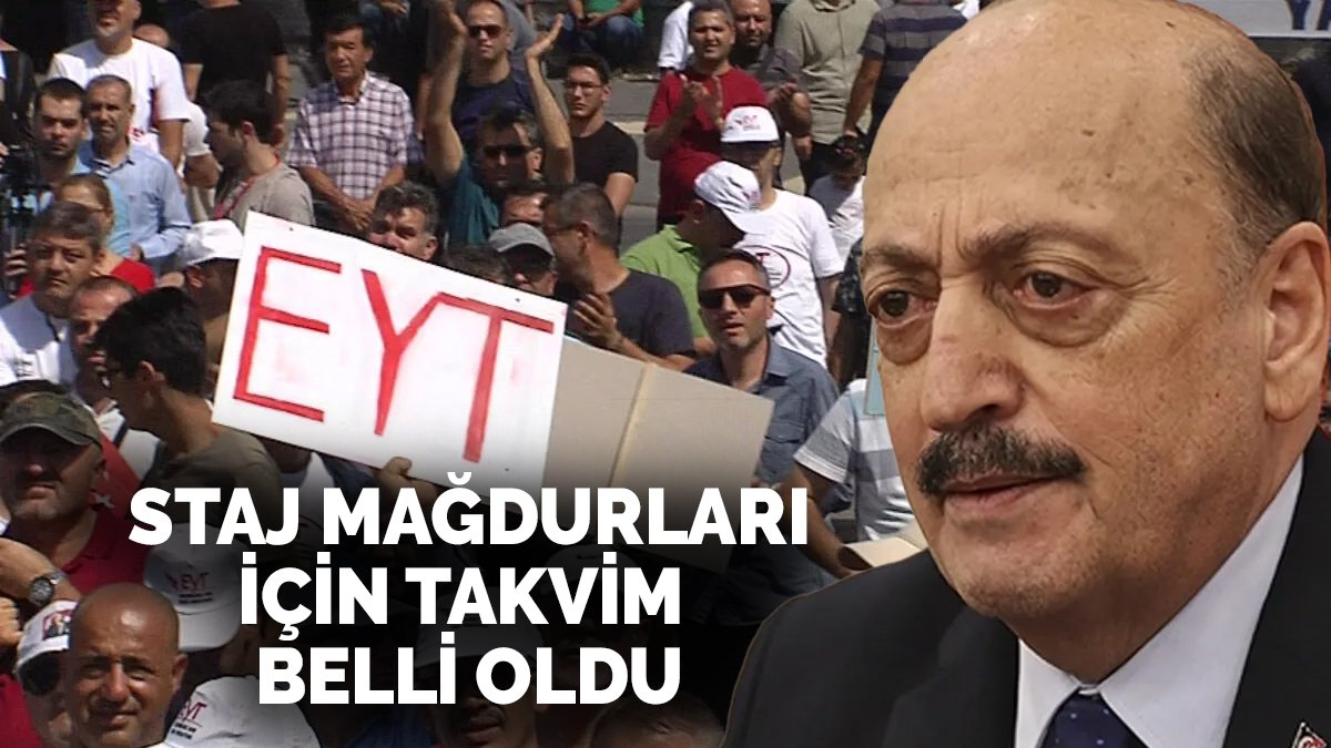 EYT'de staj mağdurları için sonunda harekete geçildi: Takvim netleşti! Yüzbinlerce kişinin gözü bu düzenlemede