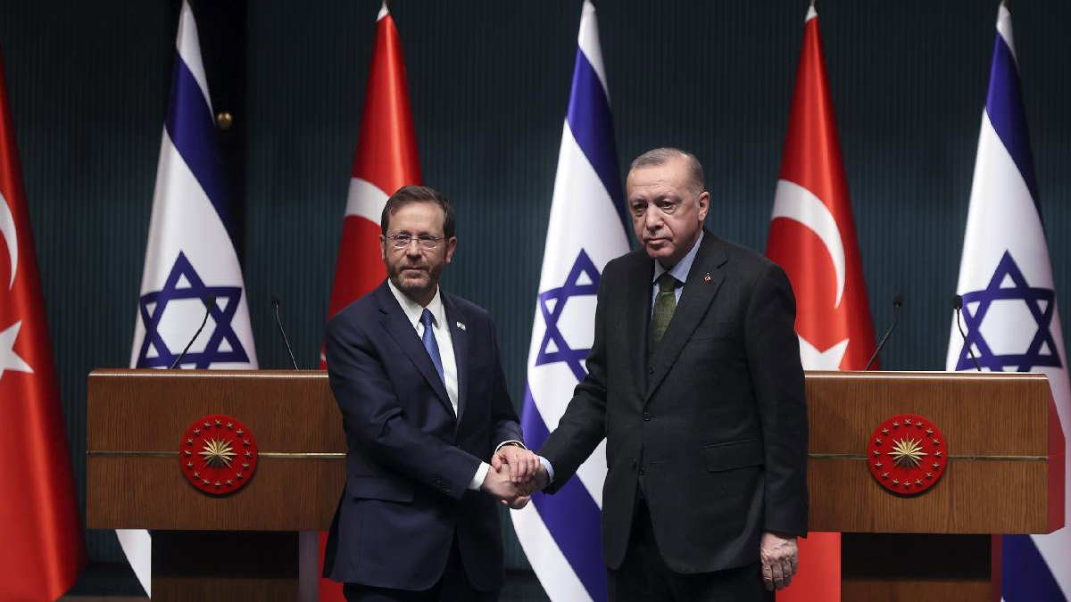Cumhurbaşkanı Erdoğan, İsrail Cumhurbaşkanı Herzog ile görüştü