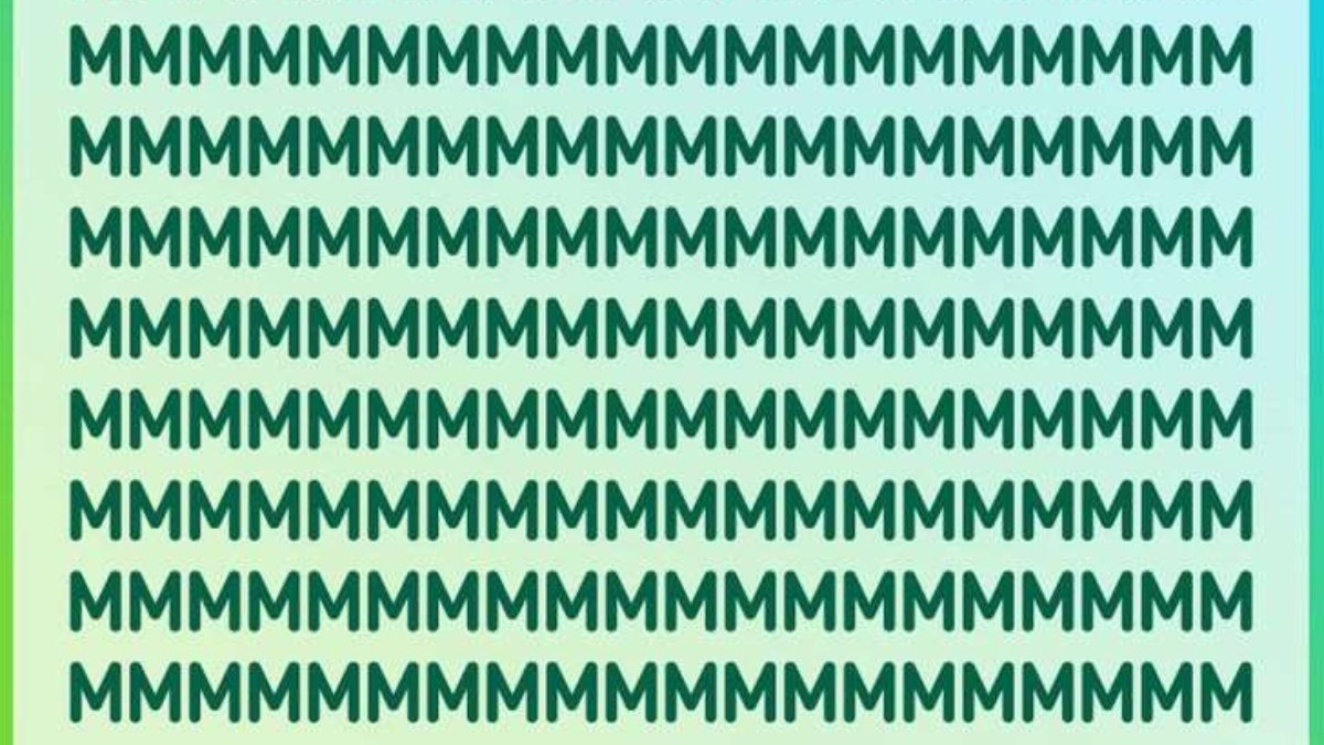 Resimdeki gizli harfi 11 saniyede bulanlar rekor kırıyor! Sadece IQ seviyesi 120'nin üstünde olanlar bulabiliyor!