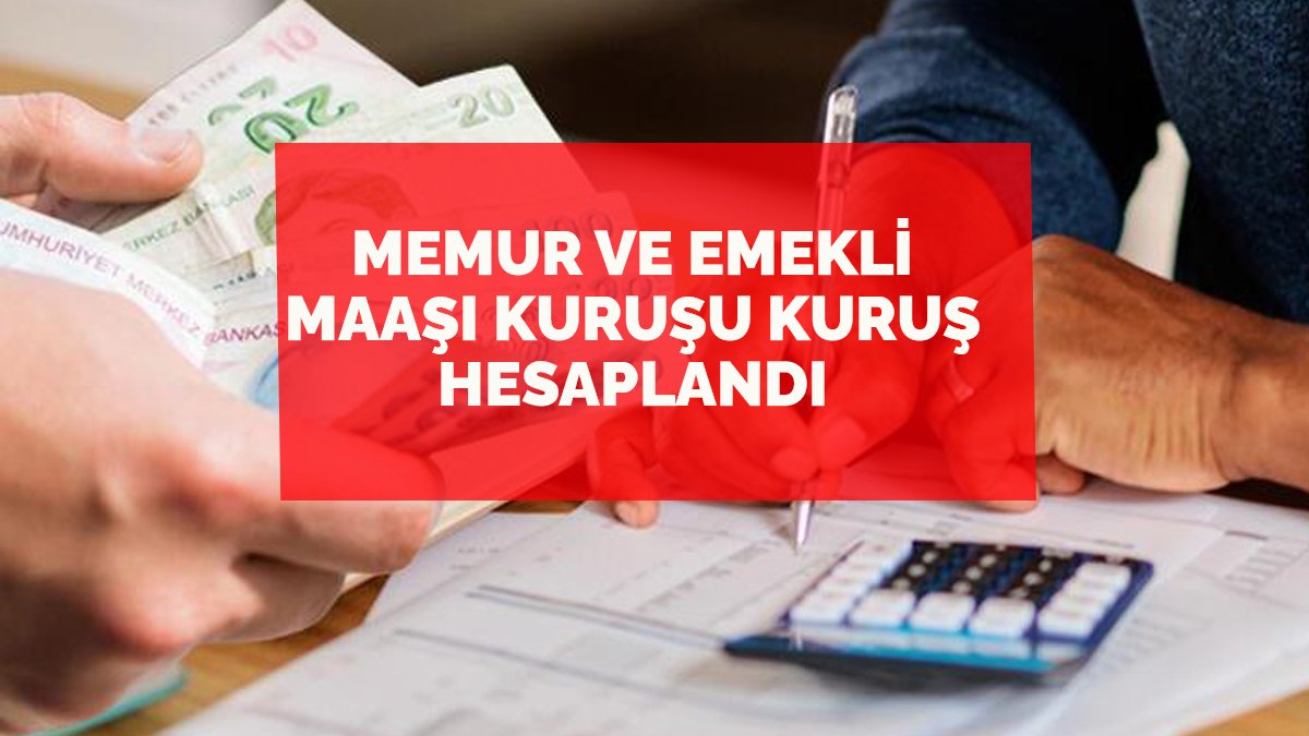 Memur ve emekliler bu haber size! Maaş zammı kuruşu kuruşuna hesaplandı: Temmuz'da ceplere bu kadar para girecek!