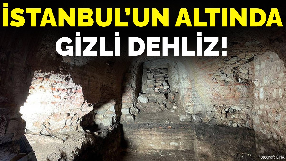 Kazı çalışmaları sonucu büyük sürpriz: 1500 yıllık yeraltı dehlizi bulundu! Kaç deprem geçirip yine ayakta kalmış...