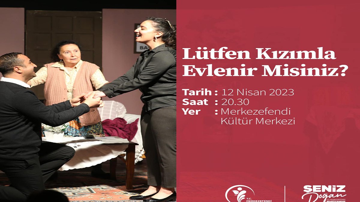 Merkezefendi kent tiyatrosu sahne almaya devam ediyor