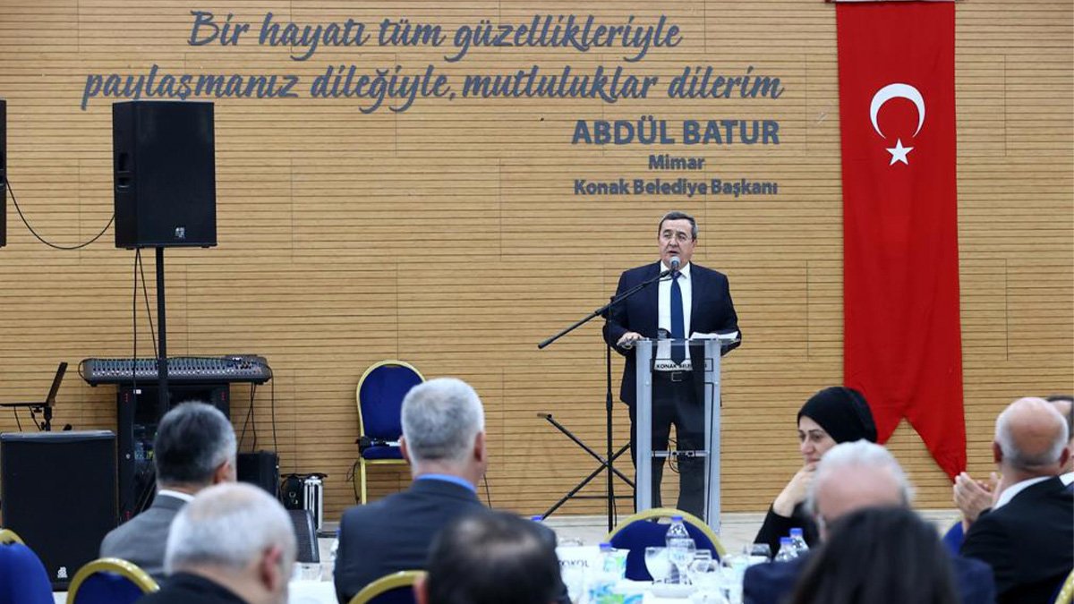 Konak’ın geleneksel iftar sofrasında dayanışma vurgusu